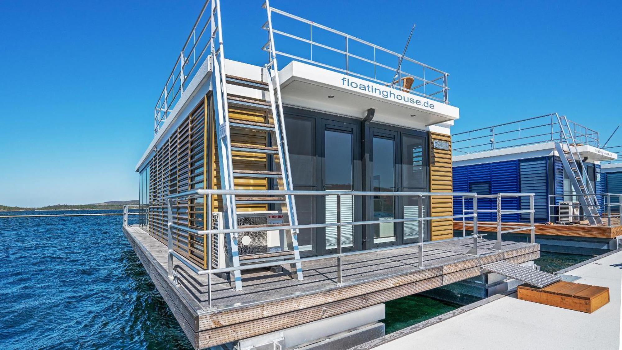 Hausboot Geiseltalsee - Floating House - Well Hausboote - Family & Friends Braunsbedra Kültér fotó