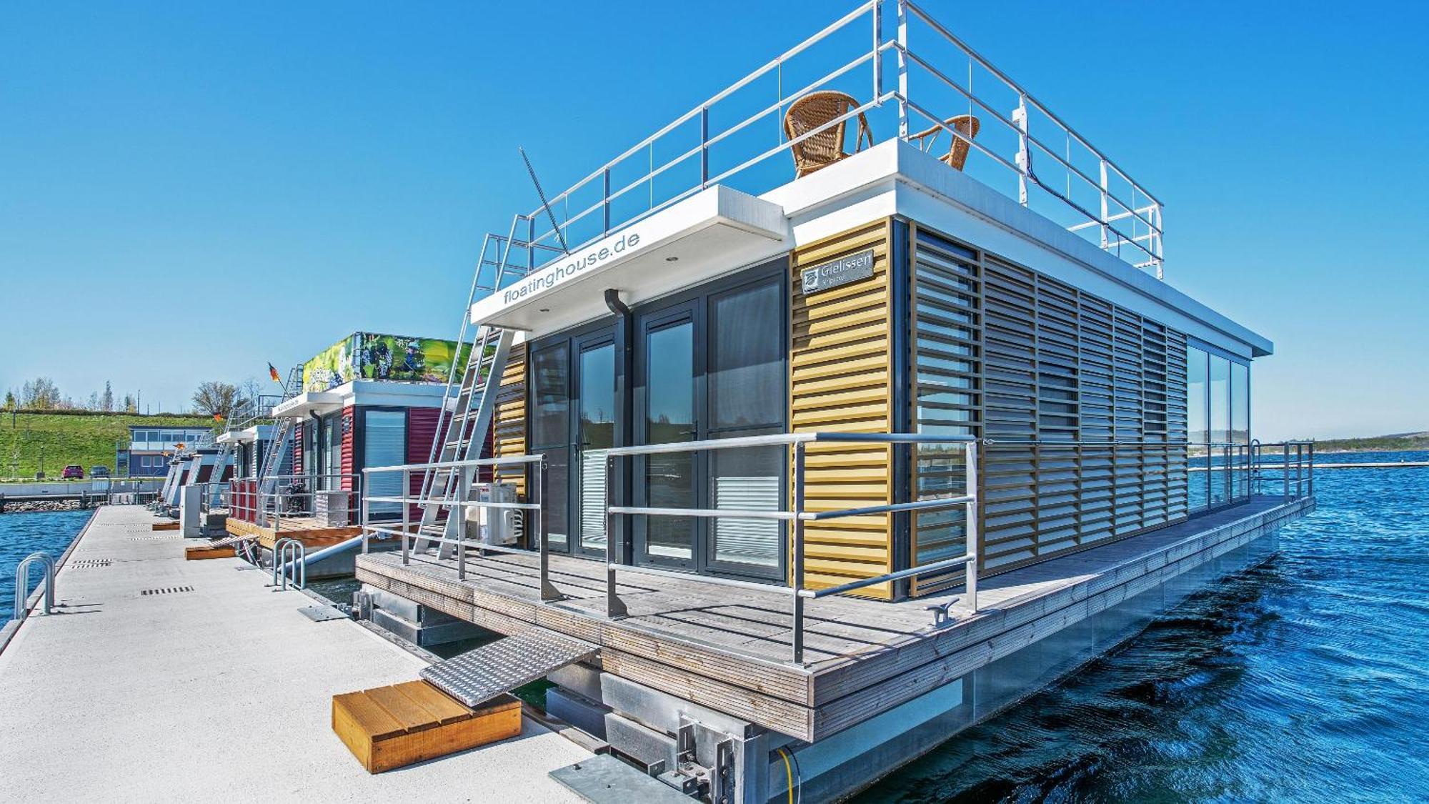 Hausboot Geiseltalsee - Floating House - Well Hausboote - Family & Friends Braunsbedra Kültér fotó